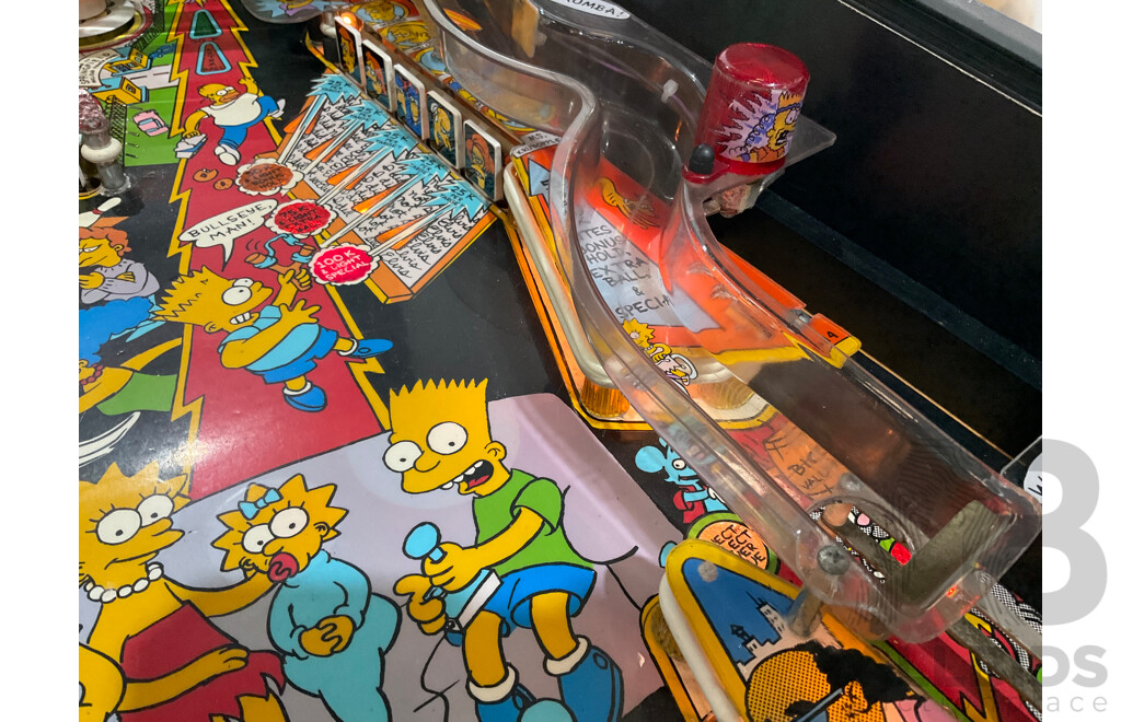 The SIMPSONS (Data East) Pinball Machine