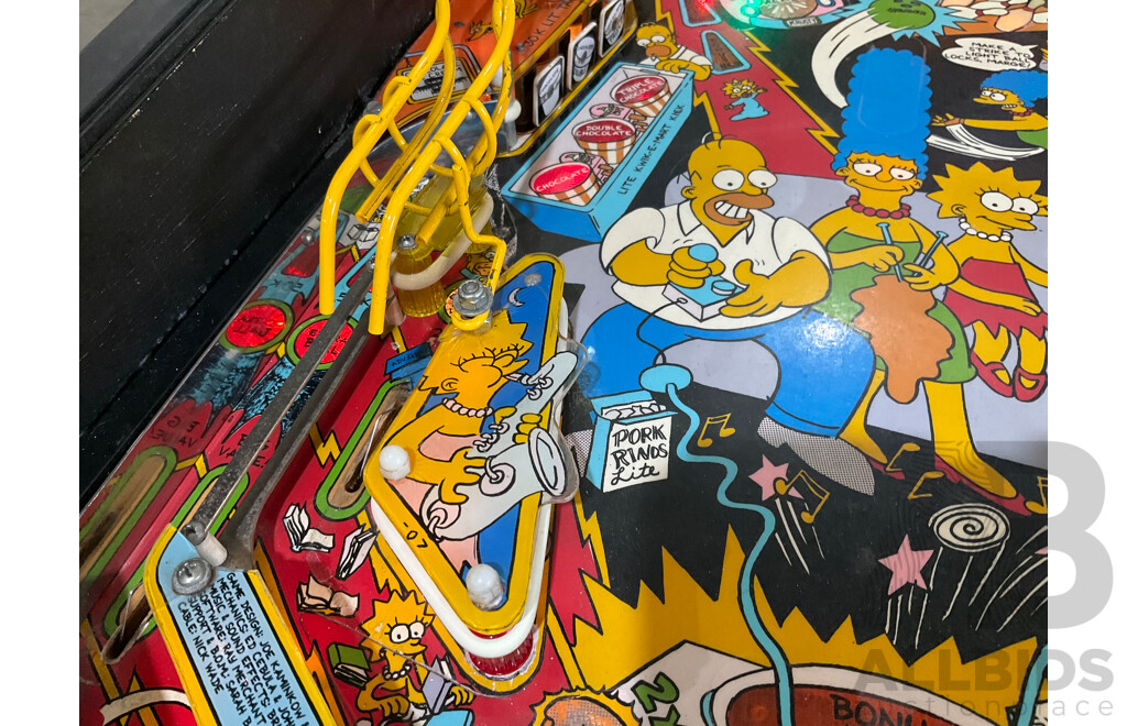 The SIMPSONS (Data East) Pinball Machine