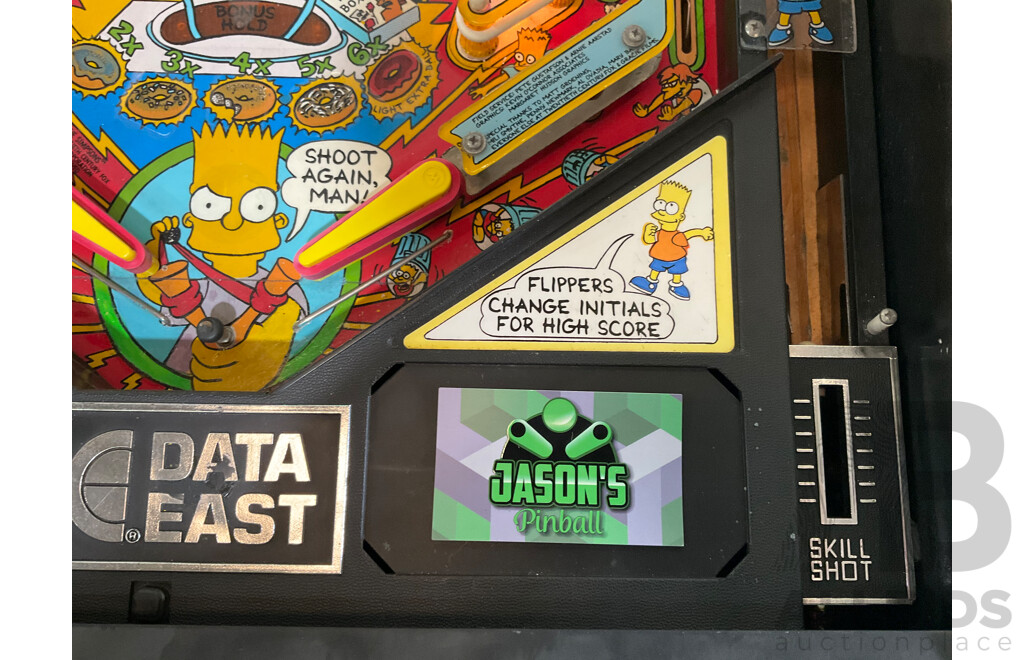 The SIMPSONS (Data East) Pinball Machine