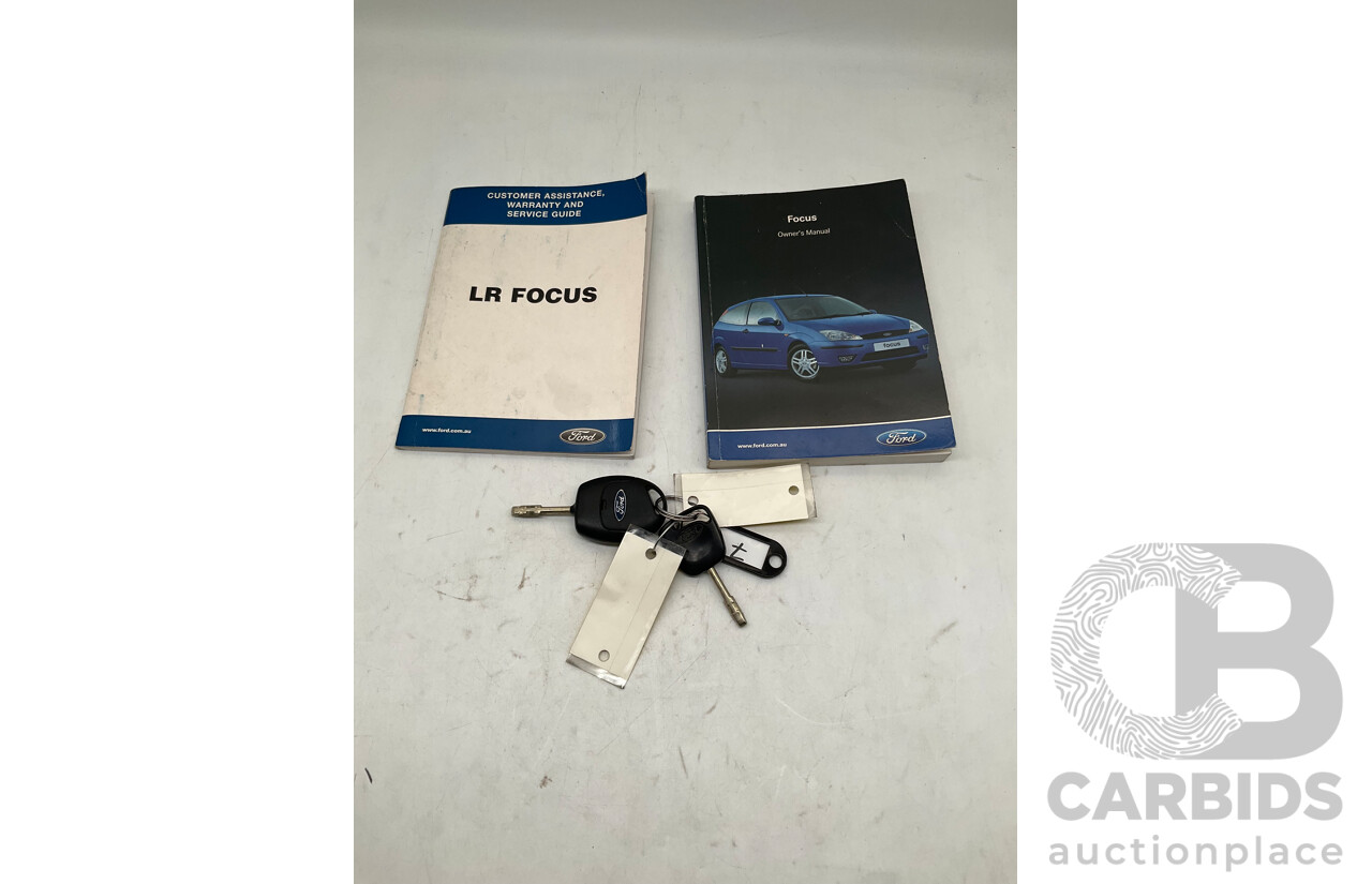 1/2004 Ford Focus SR LR 4d Sedan White 1.8L