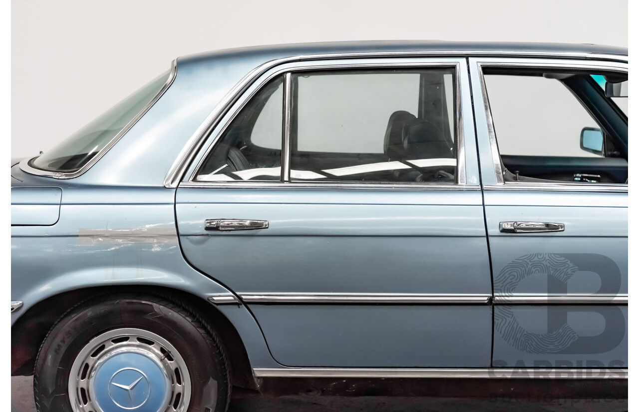 1/1973 Mercedes Benz 450SE 4d Sedan Metallic Blue V8 4.5L