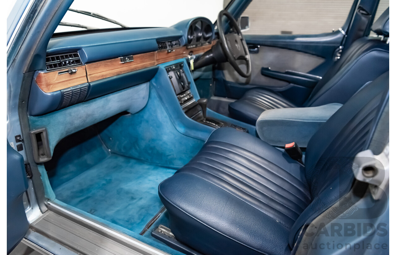 1/1973 Mercedes Benz 450SE 4d Sedan Metallic Blue V8 4.5L