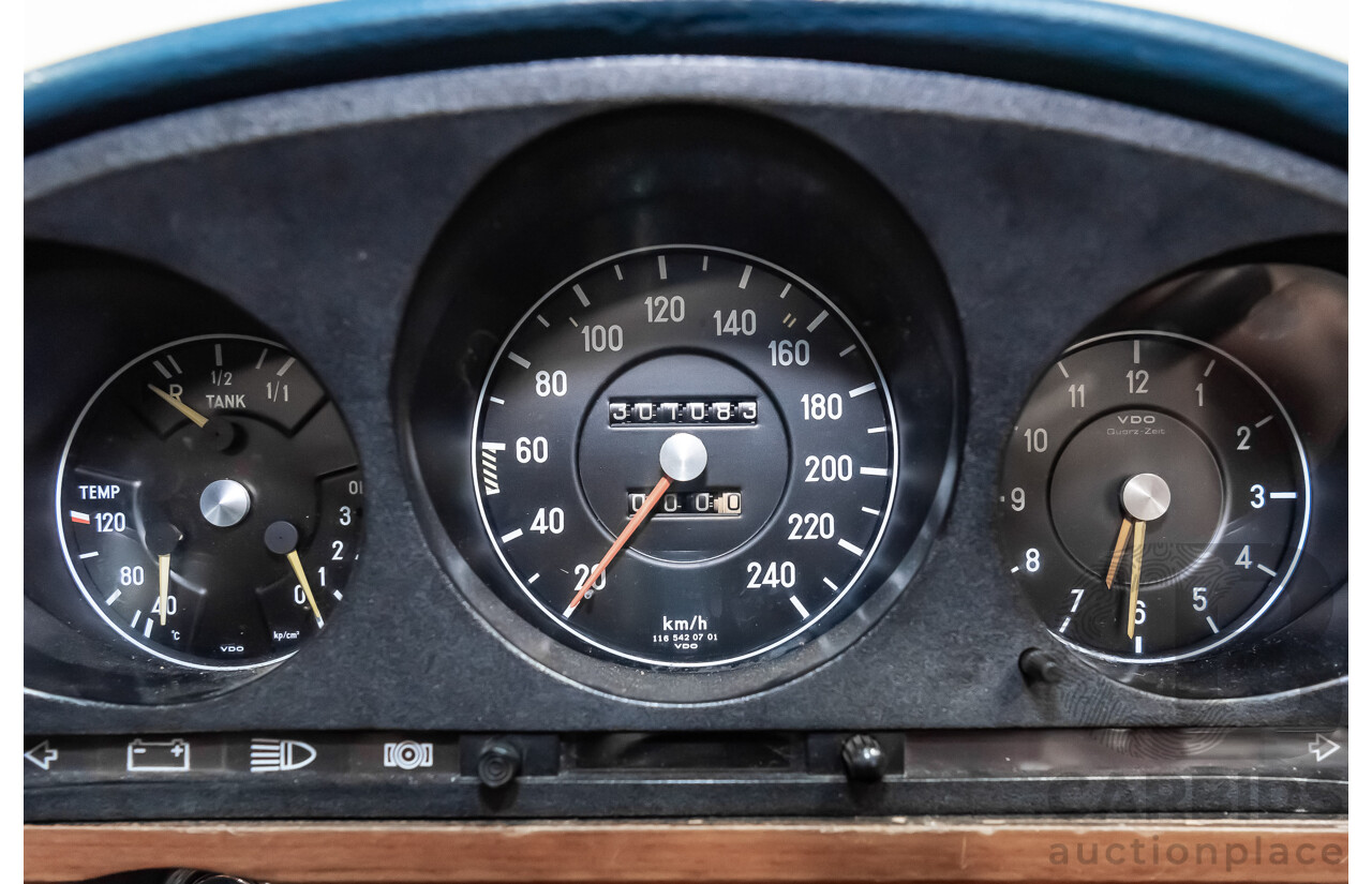 1/1973 Mercedes Benz 450SE 4d Sedan Metallic Blue V8 4.5L