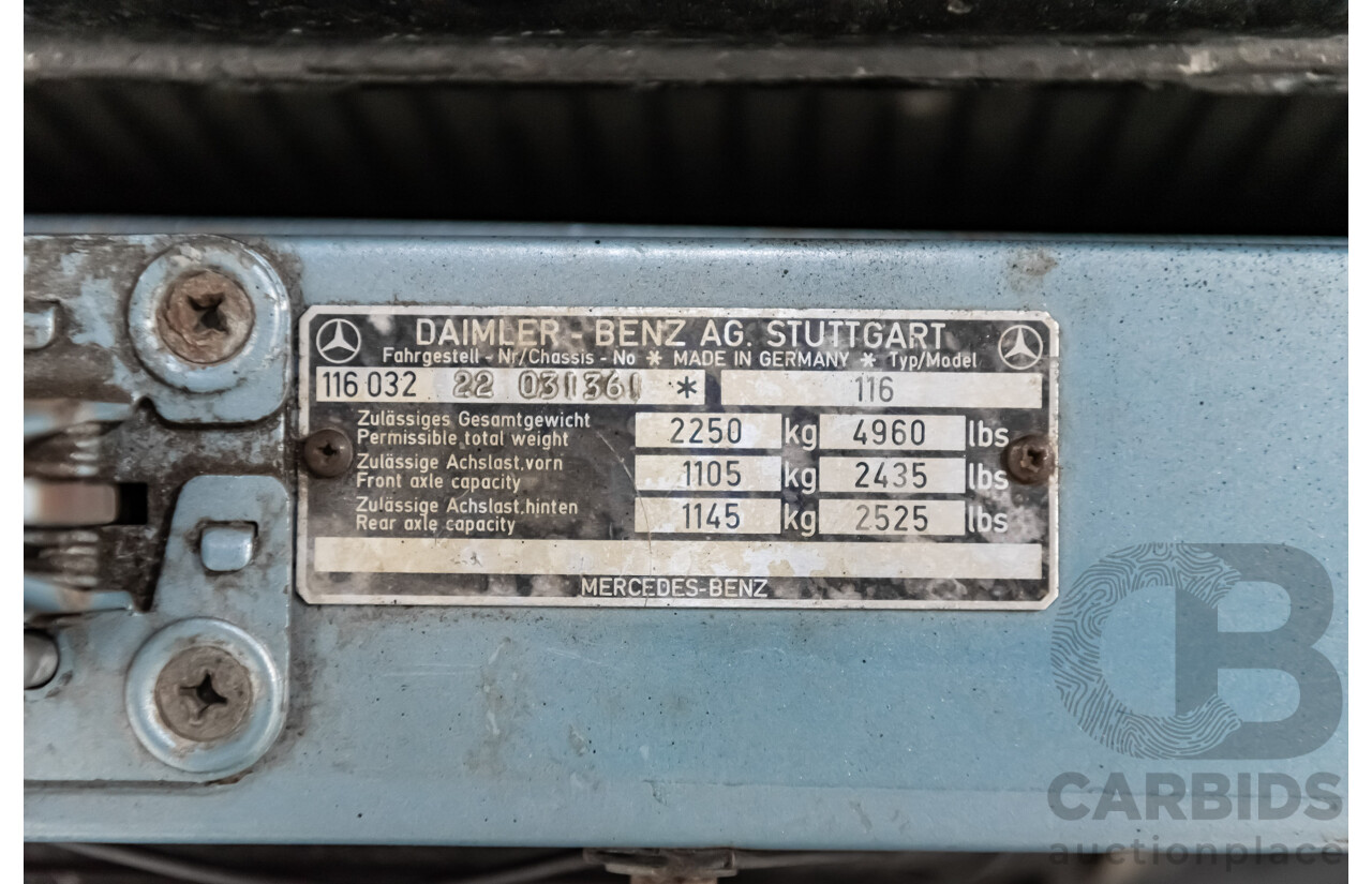 1/1973 Mercedes Benz 450SE 4d Sedan Metallic Blue V8 4.5L