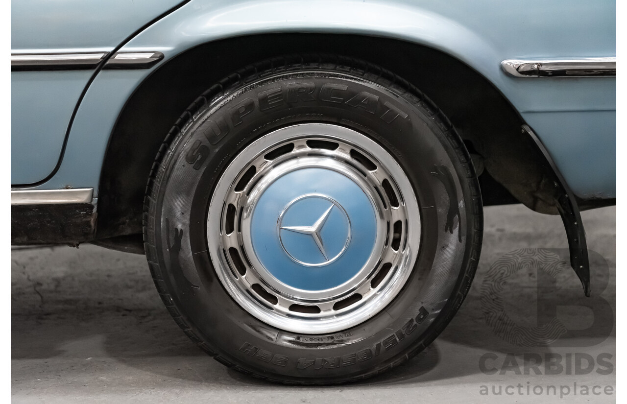 1/1973 Mercedes Benz 450SE 4d Sedan Metallic Blue V8 4.5L