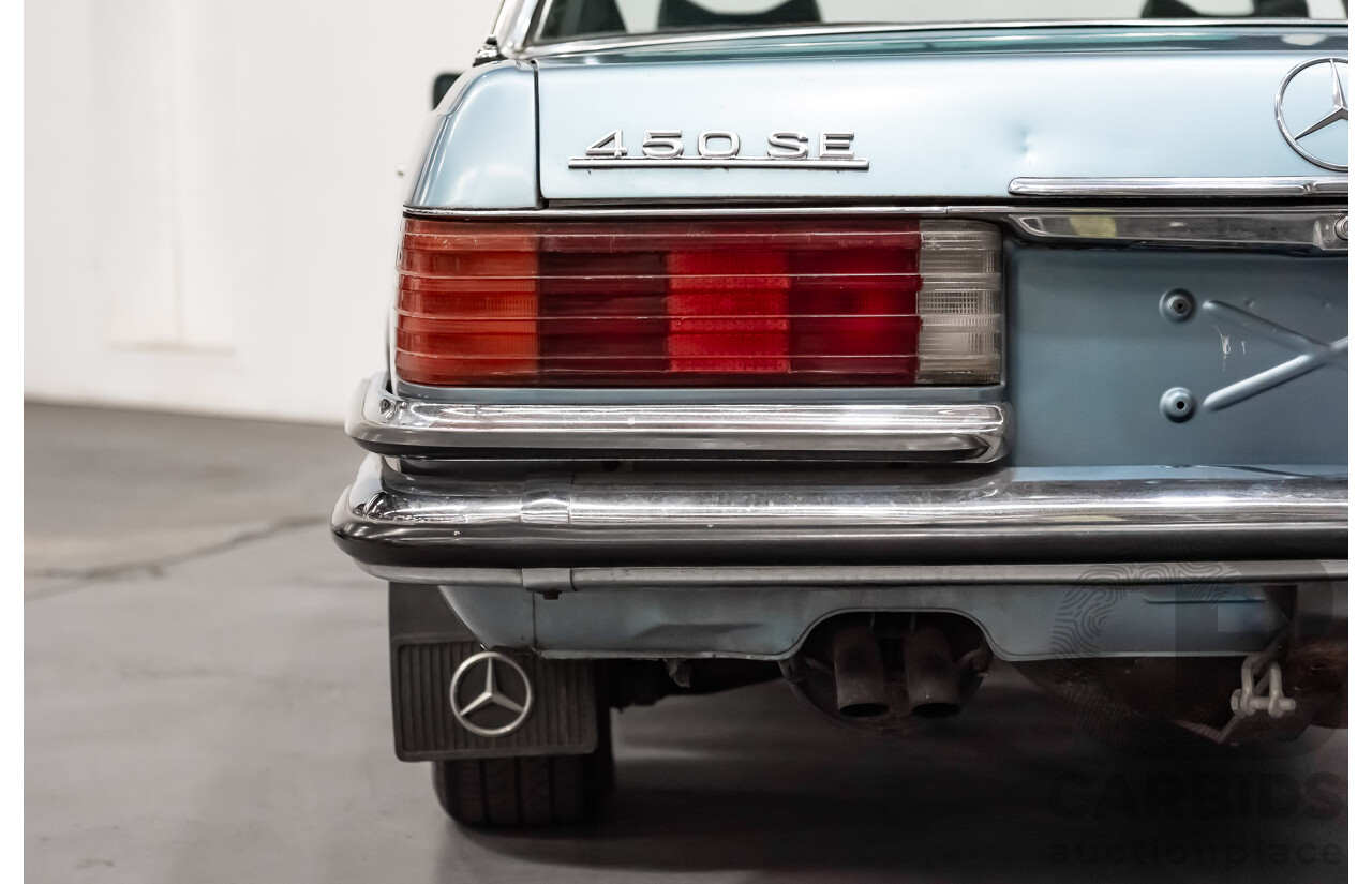 1/1973 Mercedes Benz 450SE 4d Sedan Metallic Blue V8 4.5L