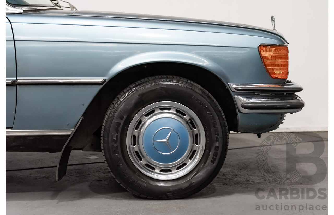 1/1973 Mercedes Benz 450SE 4d Sedan Metallic Blue V8 4.5L