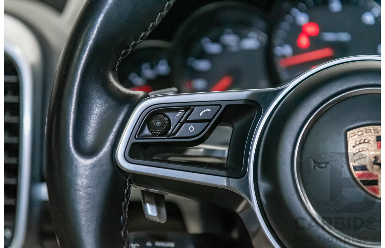 8/2016 Porsche Cayenne Diesel Platinum Edition Series 2 (AWD) 4d Wagon Metallic Black Turbo Diesel V6 3.0L