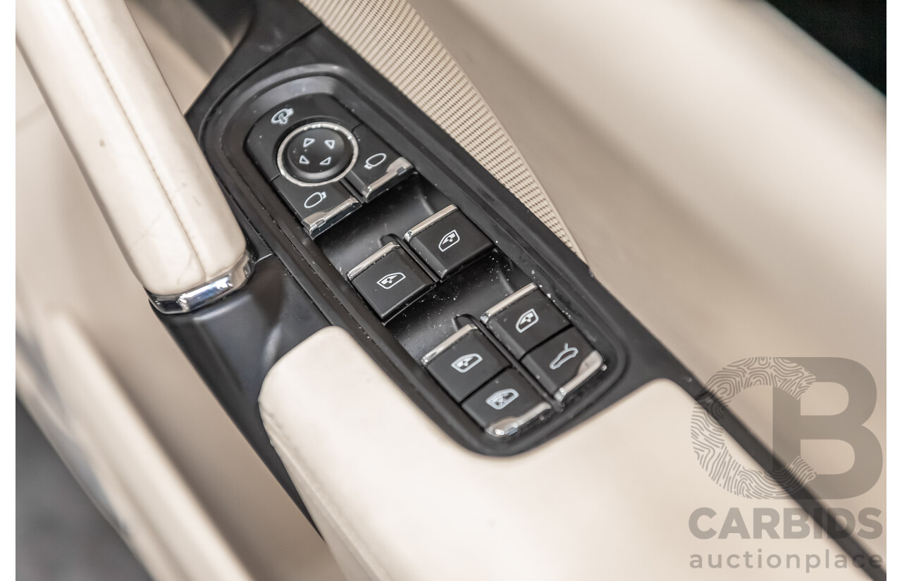 8/2016 Porsche Cayenne Diesel Platinum Edition Series 2 (AWD) 4d Wagon Metallic Black Turbo Diesel V6 3.0L