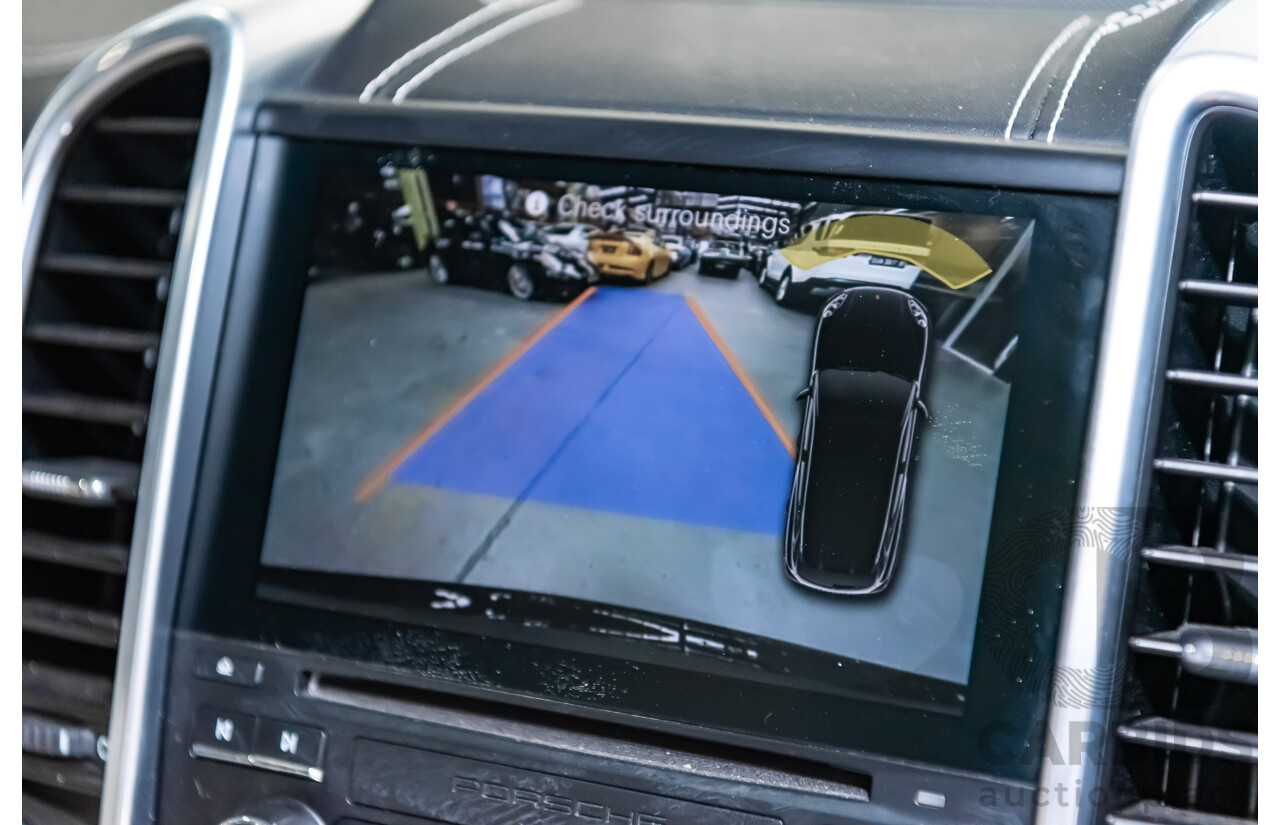 8/2016 Porsche Cayenne Diesel Platinum Edition Series 2 (AWD) 4d Wagon Metallic Black Turbo Diesel V6 3.0L