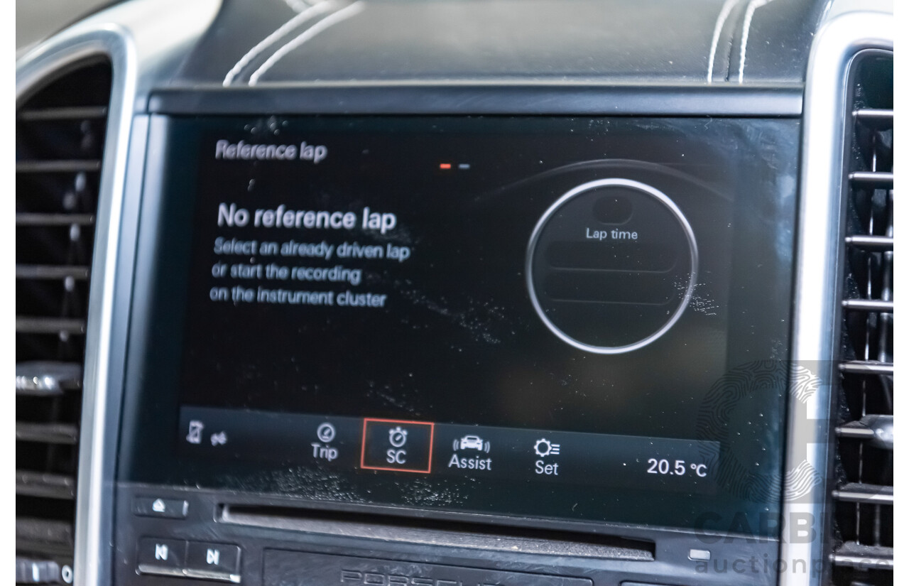 8/2016 Porsche Cayenne Diesel Platinum Edition Series 2 (AWD) 4d Wagon Metallic Black Turbo Diesel V6 3.0L