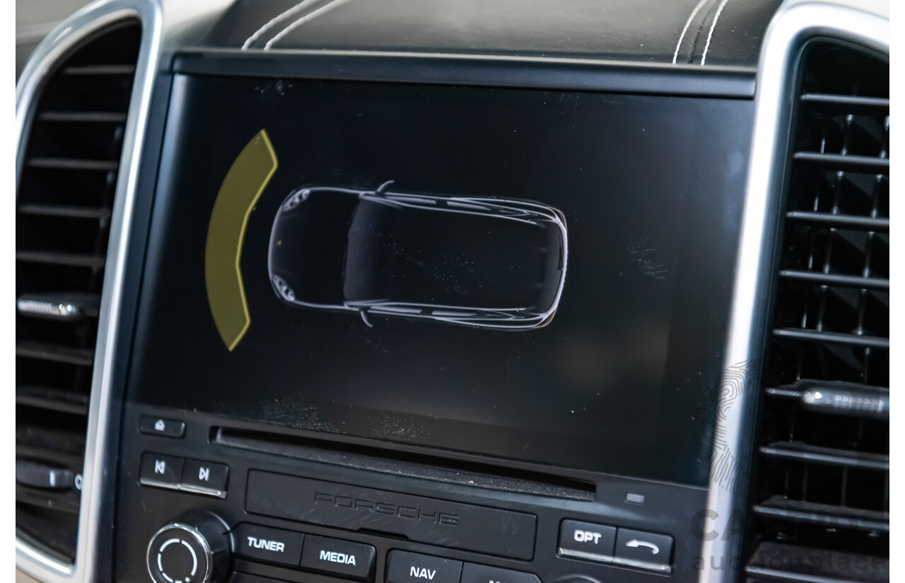 8/2016 Porsche Cayenne Diesel Platinum Edition Series 2 (AWD) 4d Wagon Metallic Black Turbo Diesel V6 3.0L