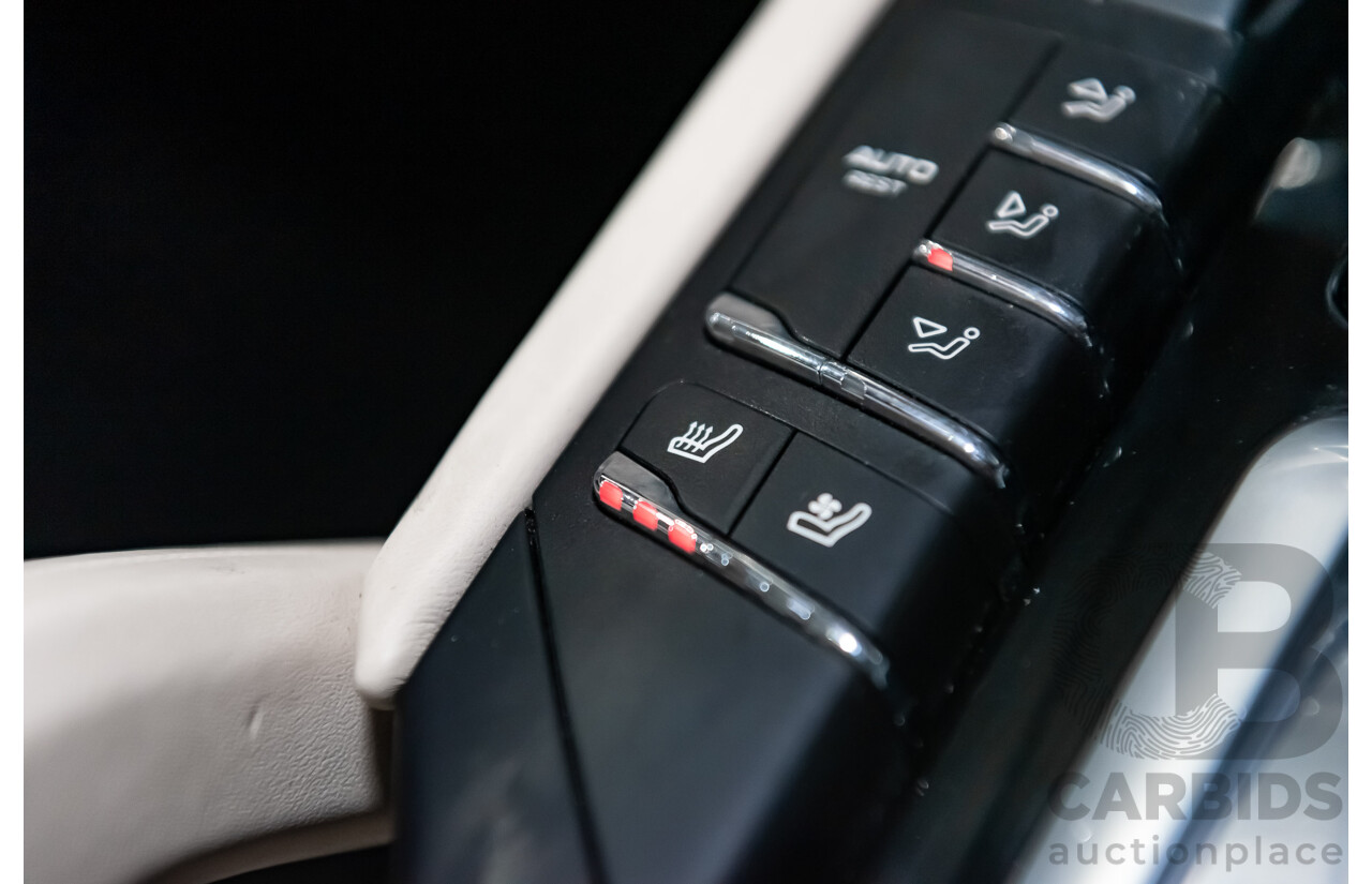 8/2016 Porsche Cayenne Diesel Platinum Edition Series 2 (AWD) 4d Wagon Metallic Black Turbo Diesel V6 3.0L