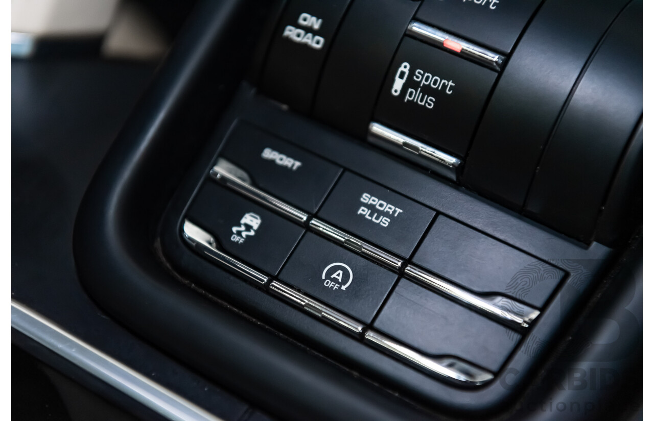 8/2016 Porsche Cayenne Diesel Platinum Edition Series 2 (AWD) 4d Wagon Metallic Black Turbo Diesel V6 3.0L