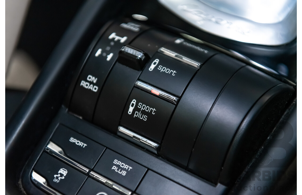 8/2016 Porsche Cayenne Diesel Platinum Edition Series 2 (AWD) 4d Wagon Metallic Black Turbo Diesel V6 3.0L