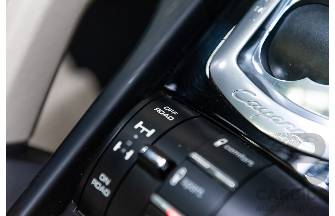 8/2016 Porsche Cayenne Diesel Platinum Edition Series 2 (AWD) 4d Wagon Metallic Black Turbo Diesel V6 3.0L