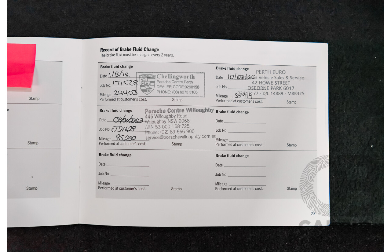 8/2016 Porsche Cayenne Diesel Platinum Edition Series 2 (AWD) 4d Wagon Metallic Black Turbo Diesel V6 3.0L