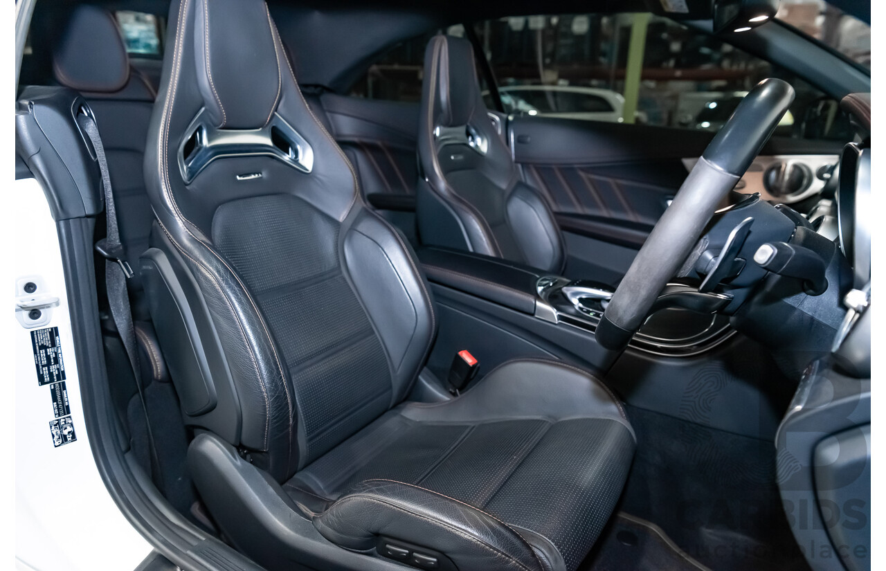 12/2016 Mercedes Benz C43 AMG 4Matic (AWD) 2d Convertible Polar White Twin Turbo V6 3.0L