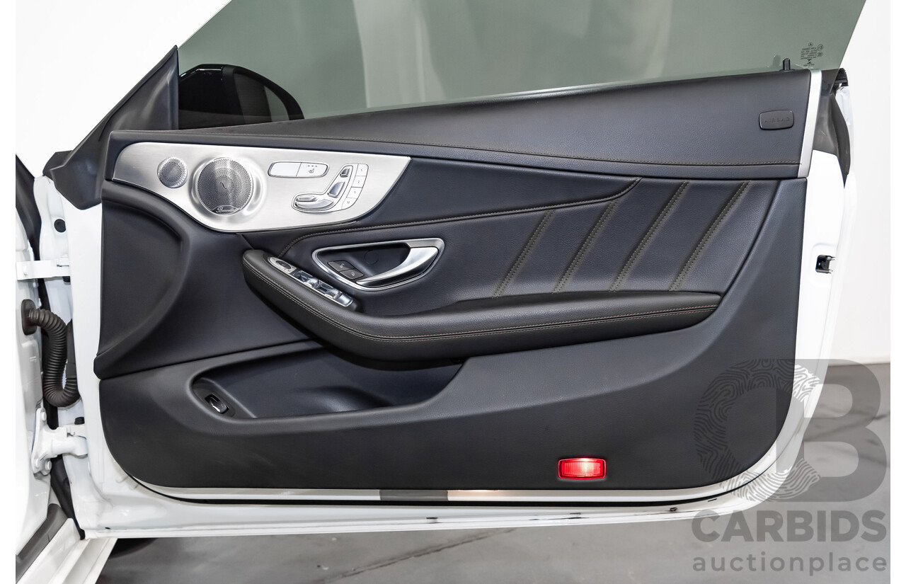 12/2016 Mercedes Benz C43 AMG 4Matic (AWD) 2d Convertible Polar White Twin Turbo V6 3.0L