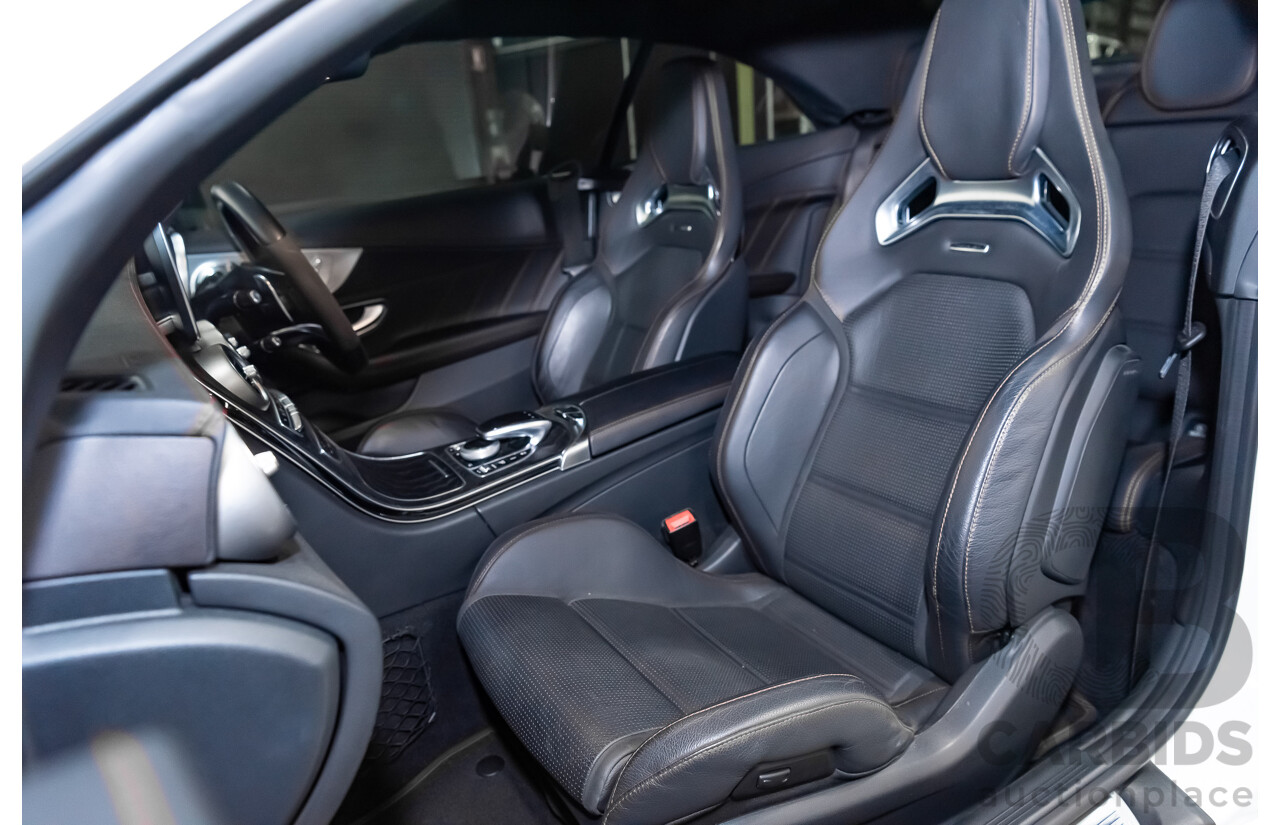 12/2016 Mercedes Benz C43 AMG 4Matic (AWD) 2d Convertible Polar White Twin Turbo V6 3.0L