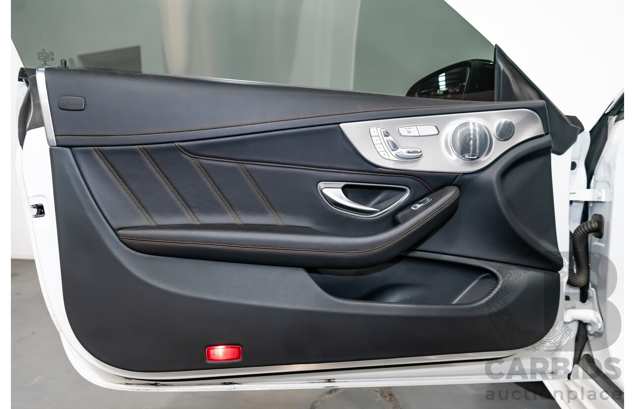 12/2016 Mercedes Benz C43 AMG 4Matic (AWD) 2d Convertible Polar White Twin Turbo V6 3.0L