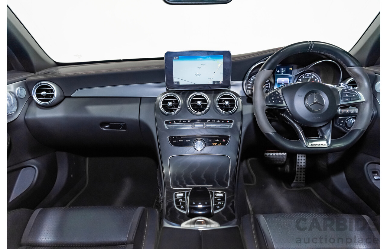 12/2016 Mercedes Benz C43 AMG 4Matic (AWD) 2d Convertible Polar White Twin Turbo V6 3.0L