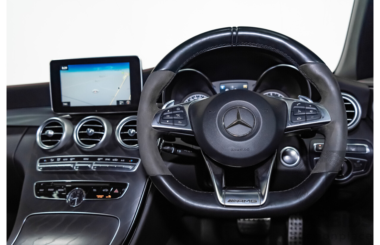 12/2016 Mercedes Benz C43 AMG 4Matic (AWD) 2d Convertible Polar White Twin Turbo V6 3.0L