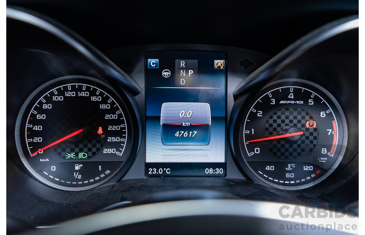 12/2016 Mercedes Benz C43 AMG 4Matic (AWD) 2d Convertible Polar White Twin Turbo V6 3.0L