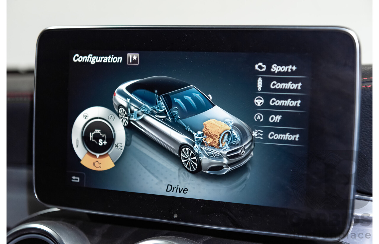 12/2016 Mercedes Benz C43 AMG 4Matic (AWD) 2d Convertible Polar White Twin Turbo V6 3.0L