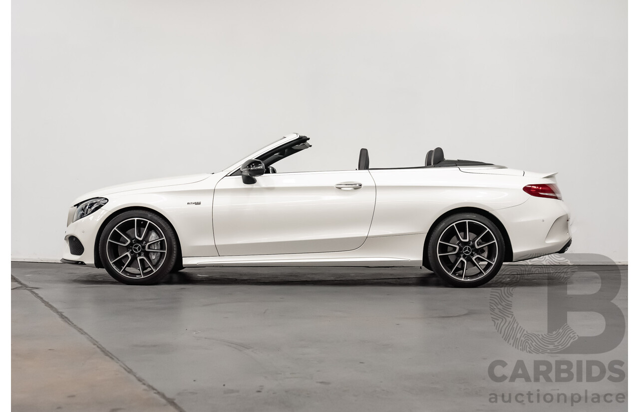 12/2016 Mercedes Benz C43 AMG 4Matic (AWD) 2d Convertible Polar White Twin Turbo V6 3.0L