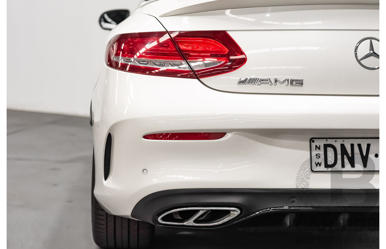12/2016 Mercedes Benz C43 AMG 4Matic (AWD) 2d Convertible Polar White Twin Turbo V6 3.0L