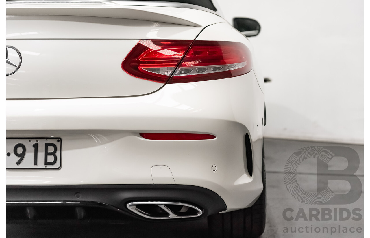 12/2016 Mercedes Benz C43 AMG 4Matic (AWD) 2d Convertible Polar White Twin Turbo V6 3.0L
