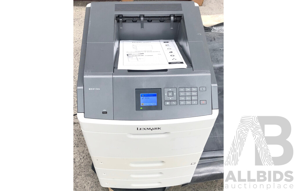 Lexmark MS812dn Black & White Laser Printer