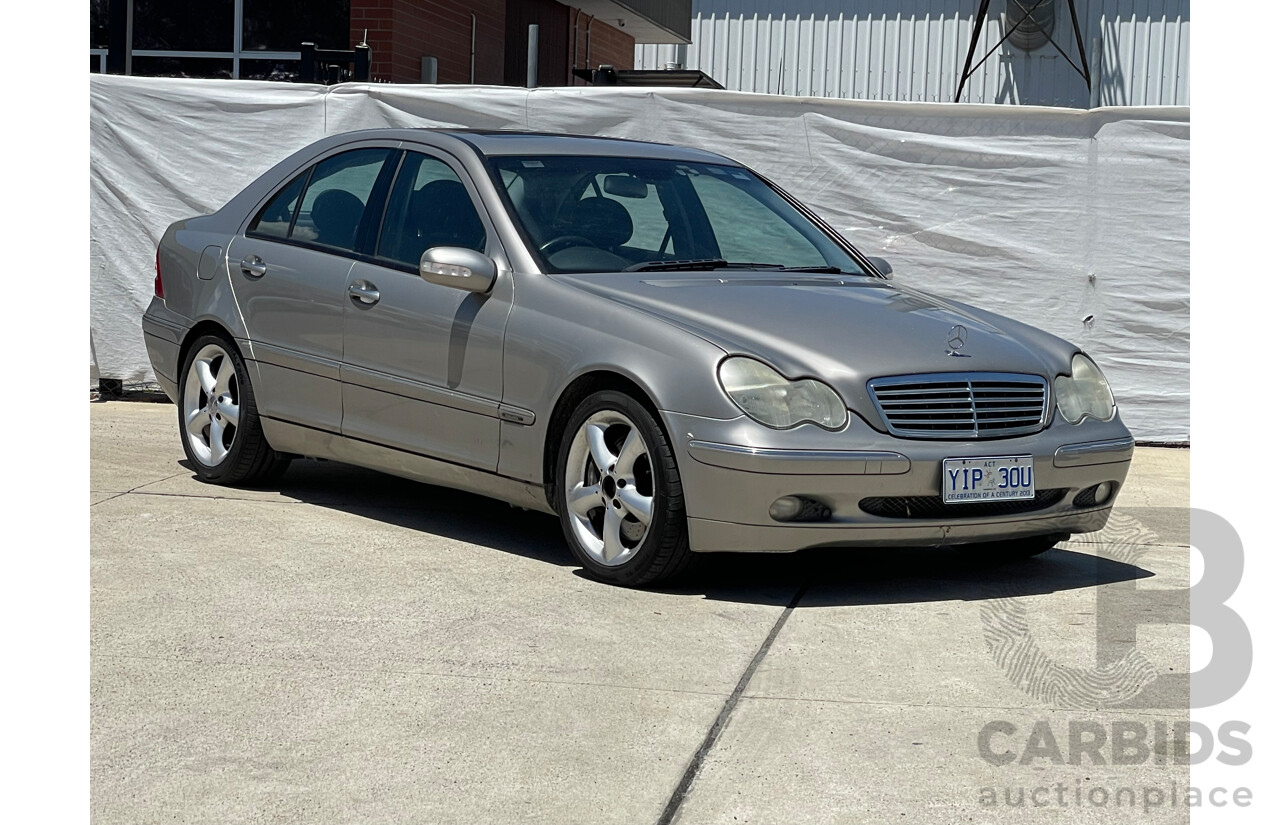 4/2004 Mercedes-Benz C200 Kompressor Elegance W203 4d Sedan Beige 1.8L