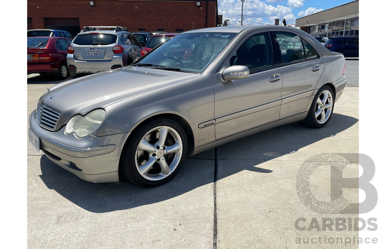 4/2004 Mercedes-Benz C200 Kompressor Elegance W203 4d Sedan Beige 1.8L