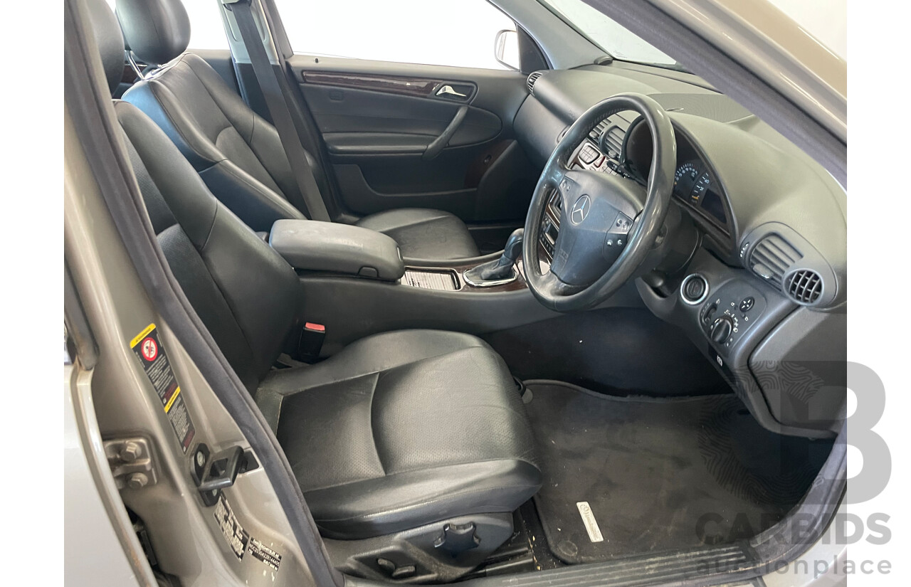 4/2004 Mercedes-Benz C200 Kompressor Elegance W203 4d Sedan Beige 1.8L