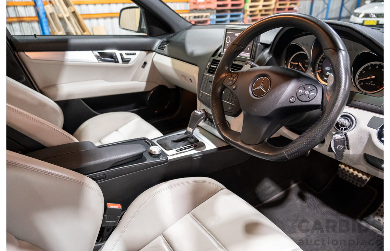 9/2008 Mercedes Benz C63 AMG W204 4d Sedan Palladium Silver Metallic V8 6.3L