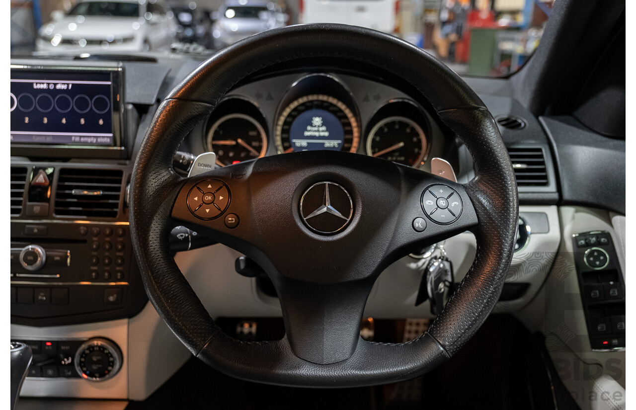9/2008 Mercedes Benz C63 AMG W204 4d Sedan Palladium Silver Metallic V8 6.3L