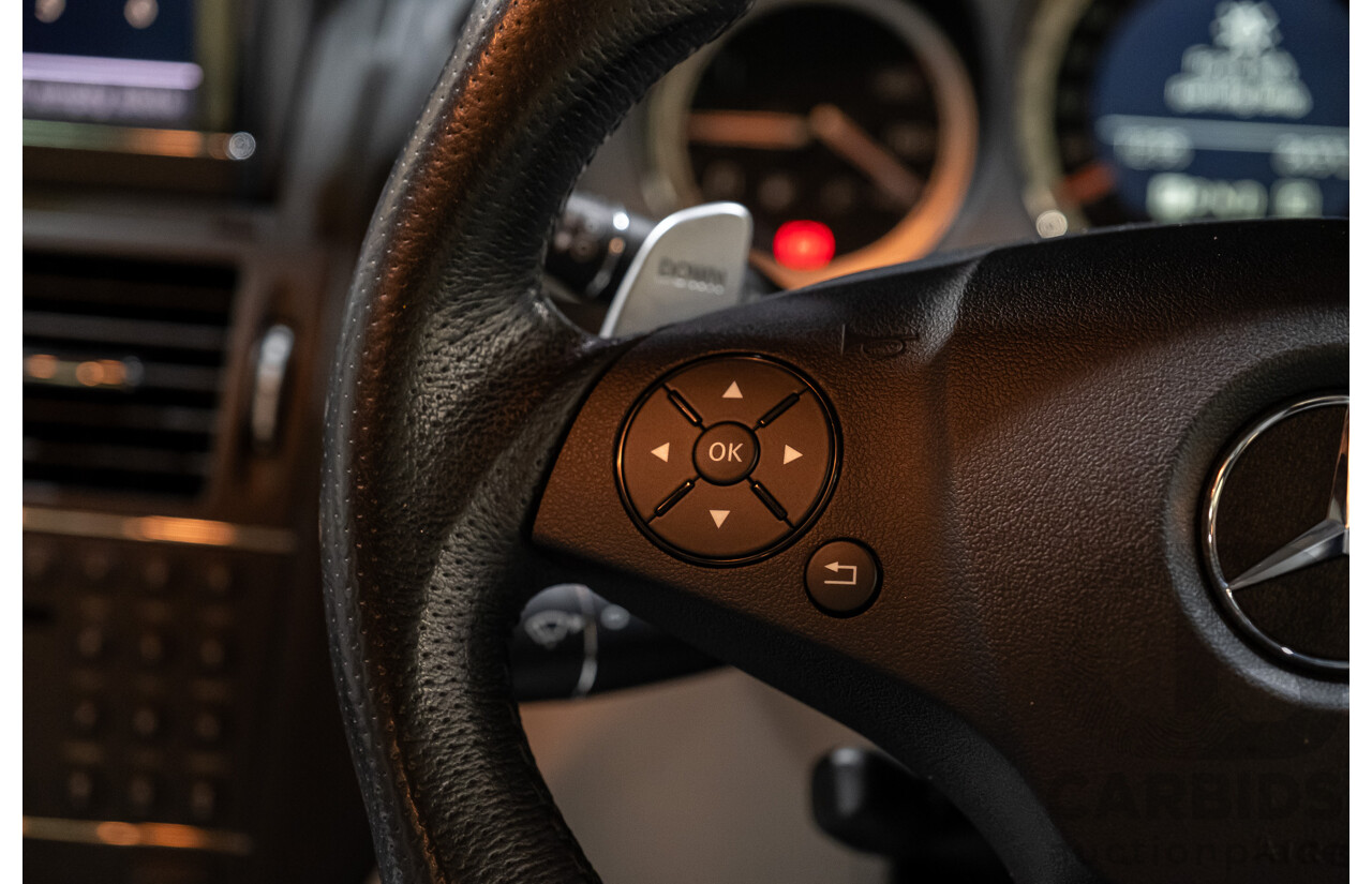 9/2008 Mercedes Benz C63 AMG W204 4d Sedan Palladium Silver Metallic V8 6.3L