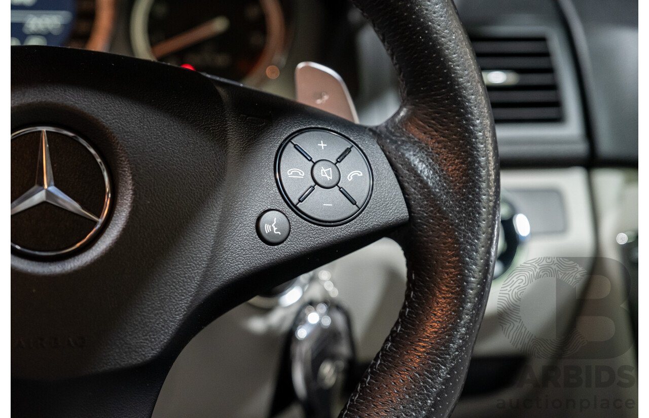 9/2008 Mercedes Benz C63 AMG W204 4d Sedan Palladium Silver Metallic V8 6.3L