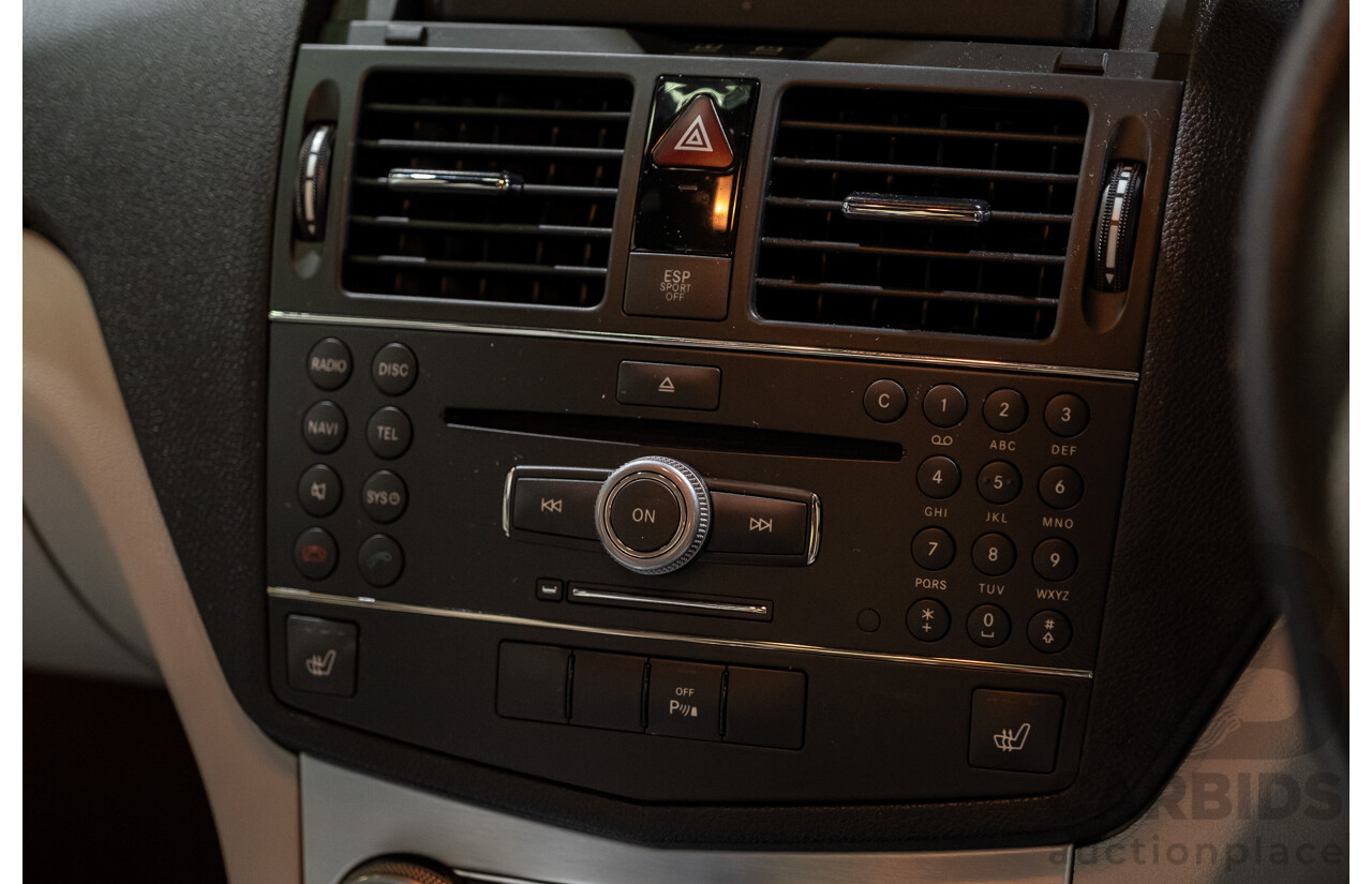 9/2008 Mercedes Benz C63 AMG W204 4d Sedan Palladium Silver Metallic V8 6.3L