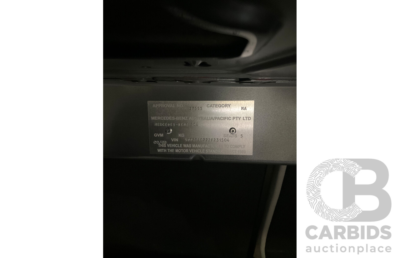 9/2008 Mercedes Benz C63 AMG W204 4d Sedan Palladium Silver Metallic V8 6.3L