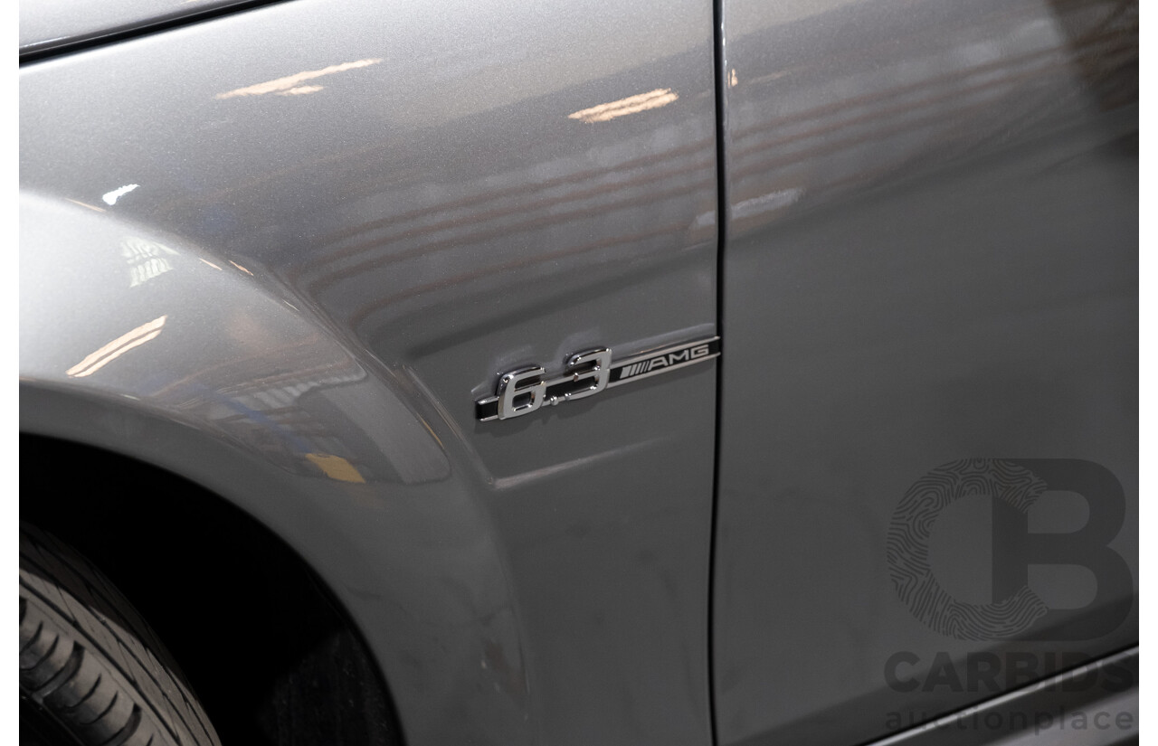 9/2008 Mercedes Benz C63 AMG W204 4d Sedan Palladium Silver Metallic V8 6.3L