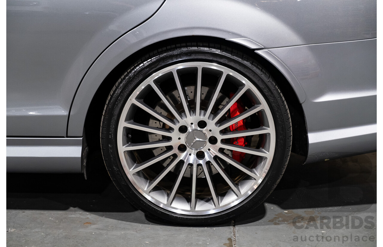 9/2008 Mercedes Benz C63 AMG W204 4d Sedan Palladium Silver Metallic V8 6.3L