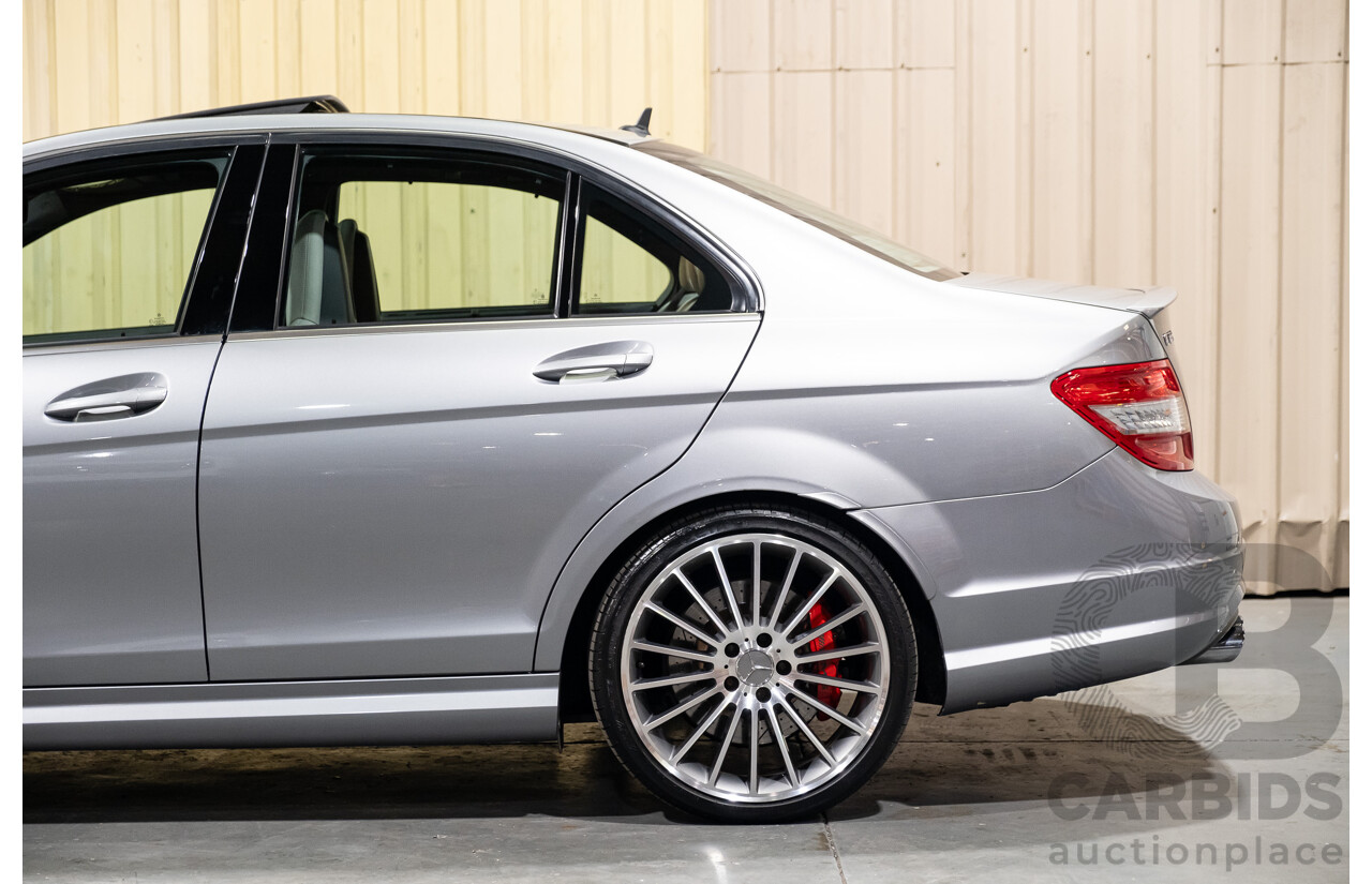 9/2008 Mercedes Benz C63 AMG W204 4d Sedan Palladium Silver Metallic V8 6.3L