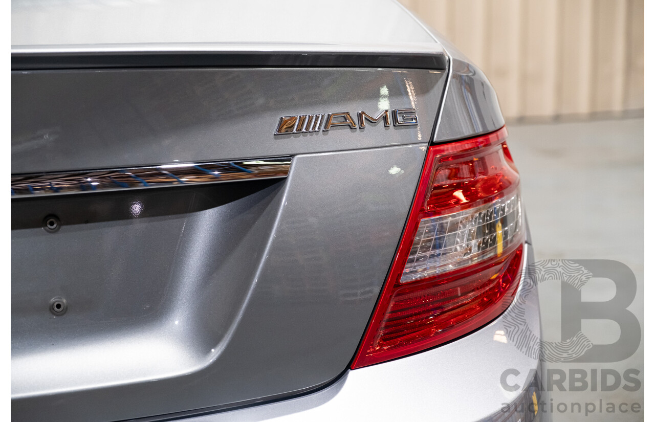 9/2008 Mercedes Benz C63 AMG W204 4d Sedan Palladium Silver Metallic V8 6.3L