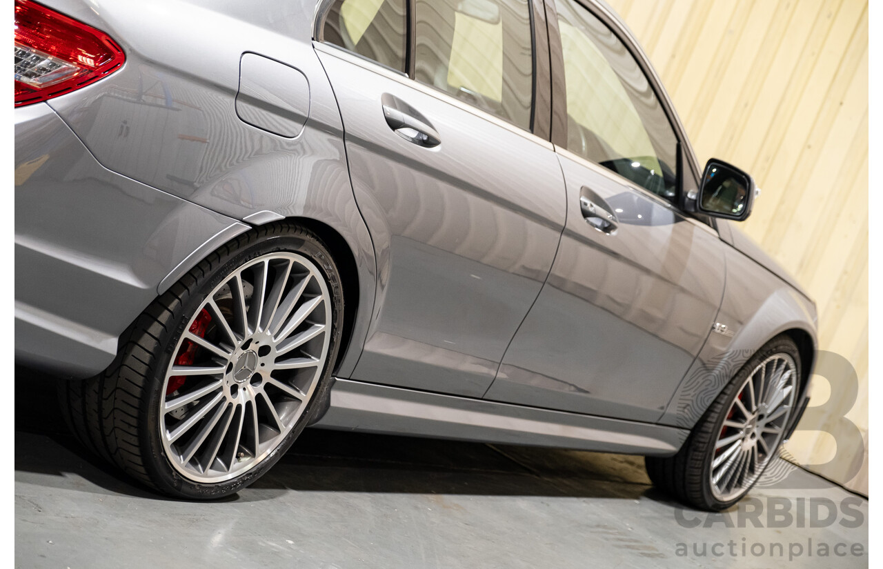 9/2008 Mercedes Benz C63 AMG W204 4d Sedan Palladium Silver Metallic V8 6.3L