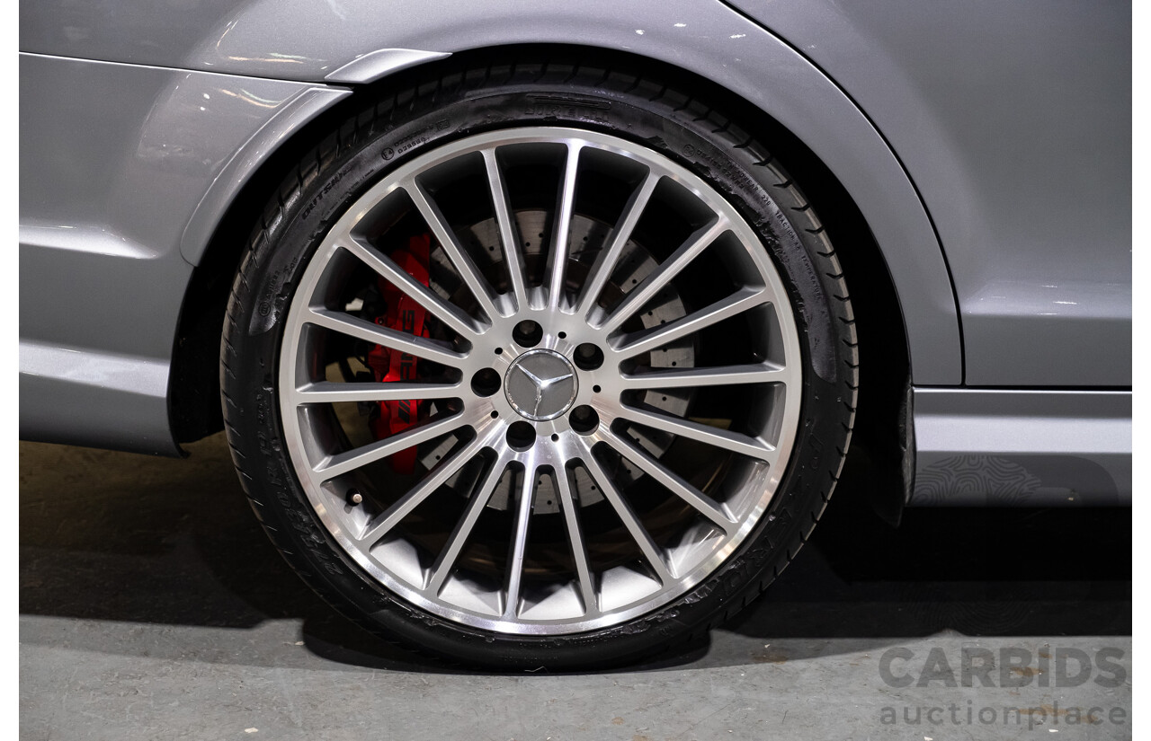 9/2008 Mercedes Benz C63 AMG W204 4d Sedan Palladium Silver Metallic V8 6.3L