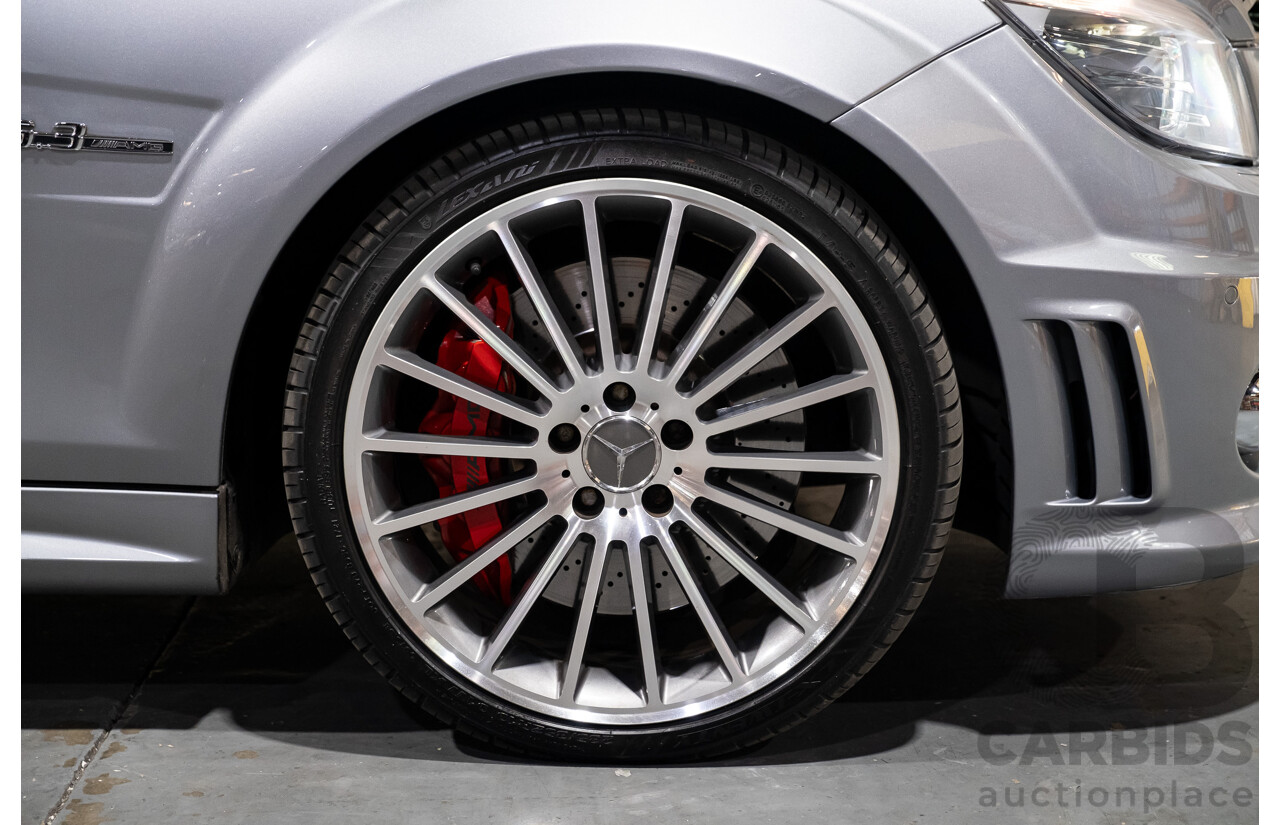 9/2008 Mercedes Benz C63 AMG W204 4d Sedan Palladium Silver Metallic V8 6.3L
