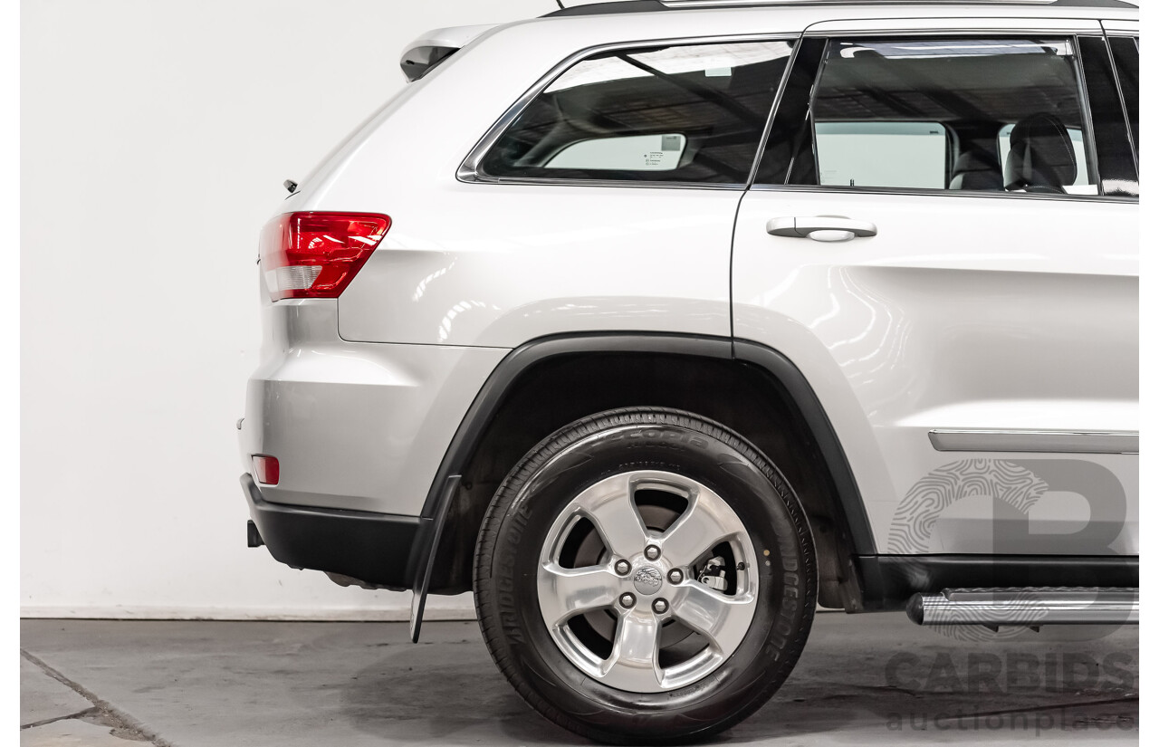 10/2012 Jeep Grand Cherokee Laredo (4x4) WK MY12 4d Wagon Silver V6 3.6L